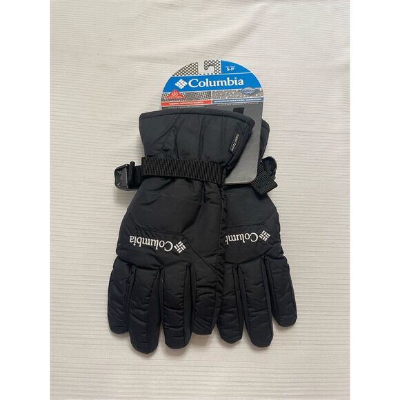 NWT Columbia Black Omni Tech Gloves Size Small Youth New - Picture 1 of 5